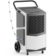 250 Pint Commercial Dehumidifier with Pump with Drain Hose for Basements - $899.99