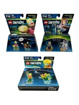 Lego Dimensions Fun Packs Lot (Simpsons Krusty) (DC Aquaman) Harry Potte... - $2,514.16 MXN