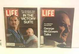Lot 2 Life Magazine July 7 &amp; 21 1972  George McGovern Presidential Candidate - £15.60 GBP