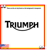 Triumph Vinyl Cut Decal Sticker Logo Motocycle - £3.94 GBP