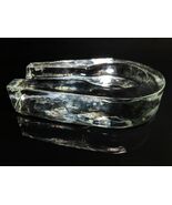 Heavy Duty Clear Glass Ashtray.  7 3/8" L  x  5"  W  x  1 1/2" T - $163.35