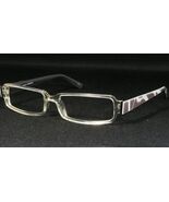 EYE Denmark AA.53 195 Klar / Grau Weiß Einzigartig Selten Brille 54-16-1... - $88.10