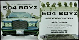 504 BOYZ &quot;BALLERS&quot; 2002 PROMO POSTER/FLAT 2-SIDED 12X24 ~RARE~ *NEW* - £21.15 GBP