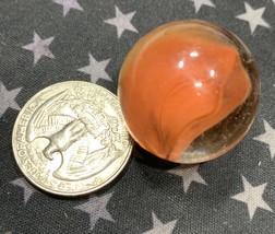 Vintage Orange Swirl Marble - $8.79