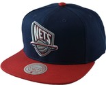 New Jersey Nets NBA Team DNA 2 Tone Men&#39;s Snapback Hat by Mitchell &amp; Ness - £23.79 GBP