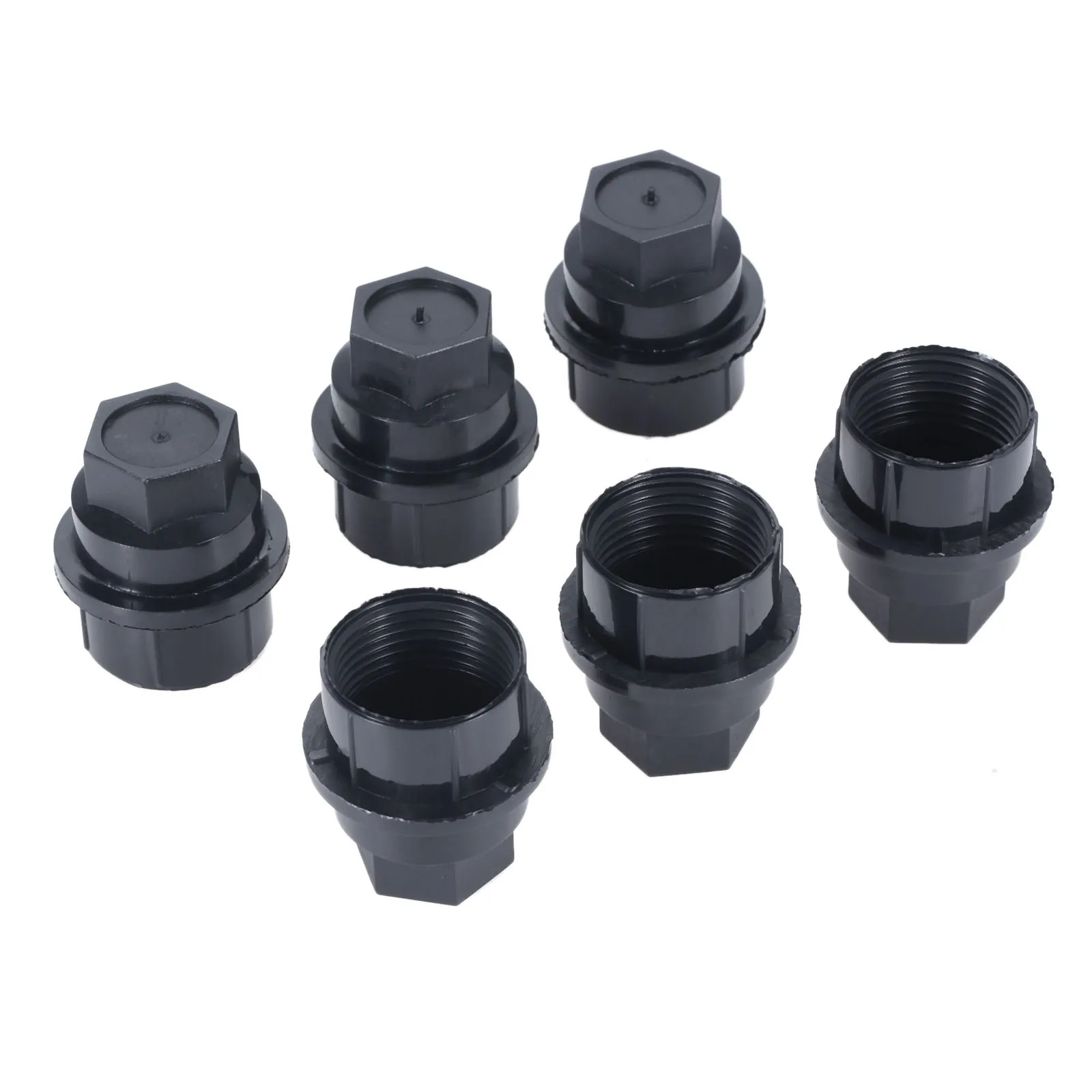 6Pcs Black Car Wheel Nut Cap Covers Auto Fastener Clip 15646250 for Chevrolet - £14.60 GBP