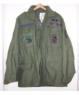 Vintage Authentic U.S. Air Force FIELD JACKET w/ Patches - Alpha Industries - $199.99