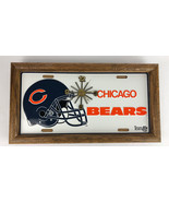 Vintage Chicago Bears Team NFL Liscense Plate Display Clock NFL Football - £23.46 GBP