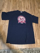 Men&#39;s Majestic Los Angeles Angels #5 Albert Pujols Player Jersey Tee L Navy - $183.82 MXN