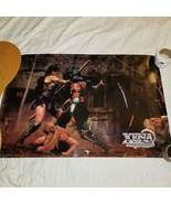 Xena Warrior Princess Lucy Lawless Poster Fight Scene Officially License... - £15.62 GBP