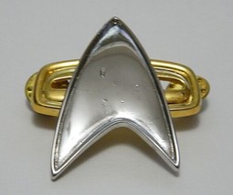 Star Trek: Voyager TV Series Uniform Two-Piece Metal Communicator Pin NEW UNUSED - £15.44 GBP