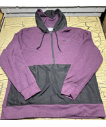 Champion 1/2 Zip Athletic Fleece Hoodie Pullover Plum Purple Mens XL Unisex - $276.07 MXN