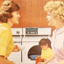 1963 Flameless Electric Clothes Dryer Advertisement Appliances Laundry HM2K - $19.99