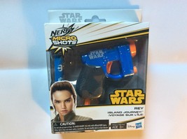 Nerf Gun Star Wars Micro Shots REY (ISLAND JOURNEY) Blaster Toy Disney H... - $6.93