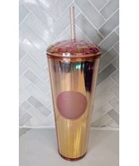 Starbucks Rose Gold Unicorn Kaleidoscope Cold Cup 24oz Venti Tumbler - $24.70