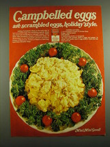 1971 Campbell&#39;s Cream of Chicken Soup Advertisement - recipe for Campbelled eggs - £14.61 GBP