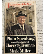 Plain Speaking: An Oral Biography of Harry S. Truman, Merle Miller, Pape... - $3.66