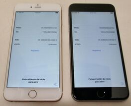 2 - Apple iPhone 6 Plus - Model A1522  Space Grey &amp; Gold - For Parts Only - $26.59