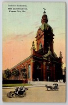 Kansas City MO Catholic Cathedral On Broadway Postcard Y21 - $4.95