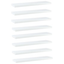  Shelf Set of 8 High gloss white Engineered Wood Standard Shelf - $1,243.61 MXN