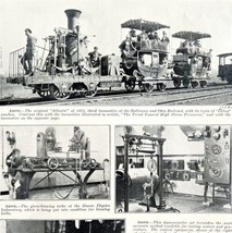 Atlantic 1812 Locomotive Train Ohio Railroad 1929 Photo Plate Print DWCC14 - $29.99