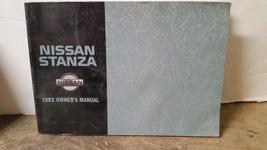 1992 Nissan Stanza Owners Manual [Paperback] Nissan - £15.30 GBP