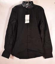 Zara Mens Superslim Fit Powerstretch Shirt Black M - £15.77 GBP