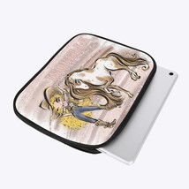 iPad Sleeve - Howdy, Cowgirl and Horse, Blonde Curly Hair, Brown Eyes - £25.46 GBP