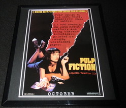 Pulp Fiction Framed 8x10 Repro Poster Display Uma Thurman John Travolta - £27.68 GBP