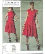Vogue 1219 Donna Karan Pattern Mock Wrap Dress Drop Waist Size 6 8 10 12... - £9.95 GBP
