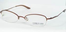 Vintage Cerruti 1881 C 1251 C Burnt Orange Eyeglasses Glasses Frame 50-18-135mm - £62.40 GBP