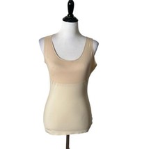 SPANX Trust Your Thinstincts Tank Top Women&#39;s Size Large Soft Nude Beige Shirt - £16.52 GBP