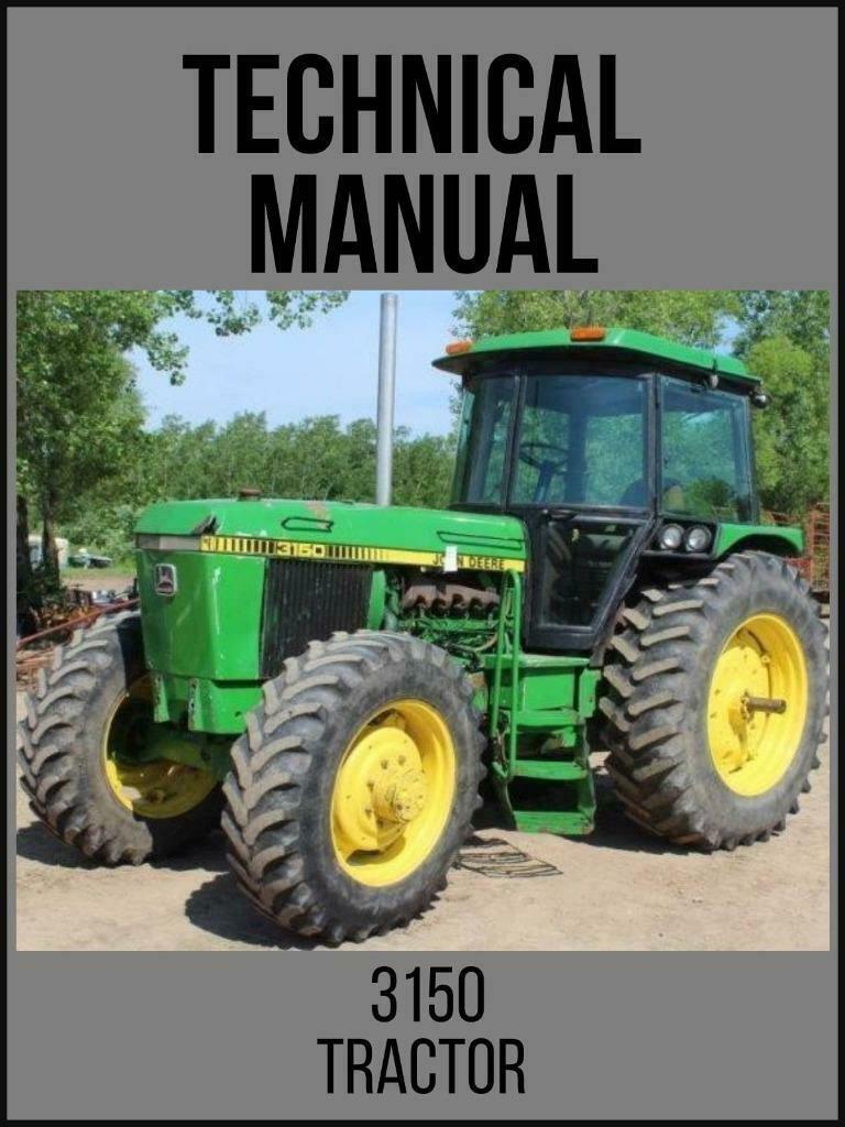 John Deere 3150 Tractor Technical Manual TM4410  USB Drive - $18.00