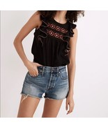 Madewell Relaxed Denim Jean Split Hem Edition Shorts, Size 8 (29 Waist) NWT - $1,279.33 MXN