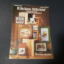 Leisure Arts Kitchen Stitchin' Cross Stitch Patterns Leaflet 157 C W Mansfield - $5.57