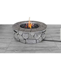 9&quot;x28&quot; Outdoor Fire Pit: Fiber Reinforced Concrete - $280.99