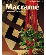 Vintage 1975 Macrame Techniques Projects Plant Hanger Rug Jewelry Patter... - £10.26 GBP