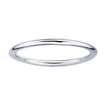 14K Gold Plated 925 Sterling Silver Stackable Wedding Band Ring Womens - $29.99