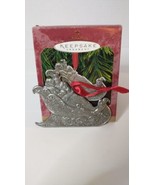 Hallmark Ornament 1997 OUR CHRISTMAS TOGETHER Pewter  - £4.31 GBP