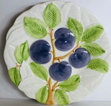 Stafford "FRUIT DU JOUR" Handpainted 1987 Salad/Dessert Plate Collection 8 1/8"D - £7.82 GBP