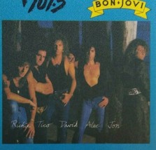 Bon Jovi Backstage Concert Pass Original 1989 Hard Rock Music Band Color Photo - £11.31 GBP