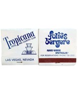 Tropicana Hotel Country Club Vintage Matchbooks Unstruck Lot Of 2 Las Ve... - $40.73 CAD