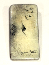 Vintage Signed Diane Balit Enameled Brooch - $866.79 MXN