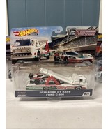 Hot Wheels Premium Team Transport 2016 Ford GT Race Ford C-800 #20 - $27.06 CAD