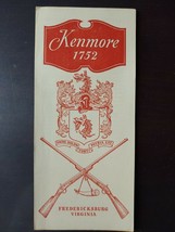 1950s KENMORE 1752 Fredricksburg Virginia Colonial Home Co Lewis Travel ... - £13.99 GBP