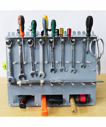 Movable Desktop Triangular Tool Rack Organization with Magnetic Strip Ho... - $123.48 CAD
