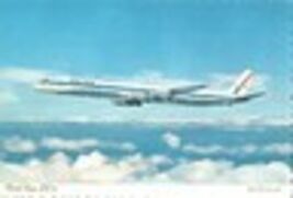 UNITED AIRLINES SUPER DC-8 * first of the JUMBO JETS * not mailed postcard - $4.95