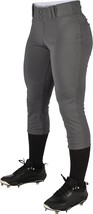 Champro Women&#39;s Tournament Low Rise Fastpitch Softball Pant Size XL Gray - $22.54