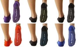 Six Pack #2 - Non-slip yoga grip socks for women - Head-to-Socks Brand - $39.99