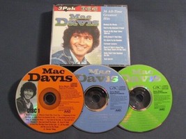 Mac Davis 36 All Time Greatest Hits 3CD Set &quot;Baby Don&#39;t Get Hooked On Me&quot; #15492 - £47.06 GBP